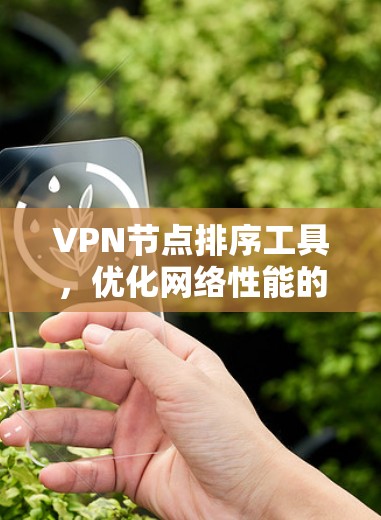 VPN节点排序工具,优化网络性能的关键 VPN节点排序工具,优化网络性能的关键