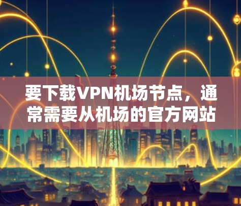 要下载VPN机场节点,通常需要从机场的官方网站或授权渠道获取相关的配置文件或软件。以下是一些常见的步骤和注意事项 要下载VPN机场节点,通常需要从机场的官方网站或授权渠道获取相关的配置文件或软件。以下是一些常见的步骤和注意事项