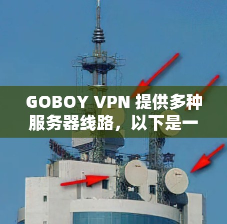 GOBOY VPN 提供多种服务器线路,以下是一些推荐的稳定线路 GOBOY VPN 提供多种服务器线路,以下是一些推荐的稳定线路