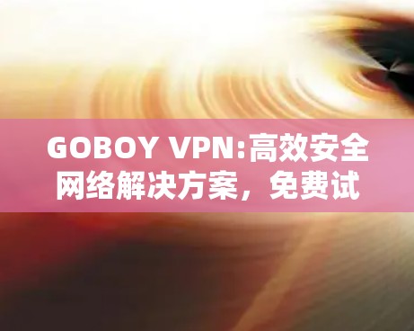 GOBOY VPN:高效安全网络解决方案,免费试用! GOBOY VPN:高效安全网络解决方案,免费试用!