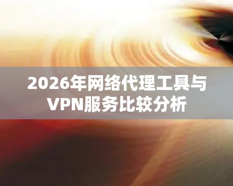 2026年网络代理工具与VPN服务比较分析 2026年网络代理工具与VPN服务比较分析