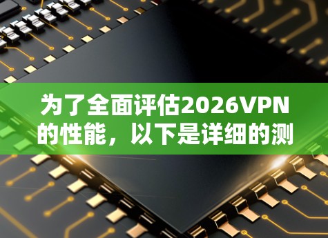 为了全面评估2026VPN的性能,以下是详细的测试计划和步骤,确保从多个维度全面了解其服务质量 为了全面评估2026VPN的性能,以下是详细的测试计划和步骤,确保从多个维度全面了解其服务质量